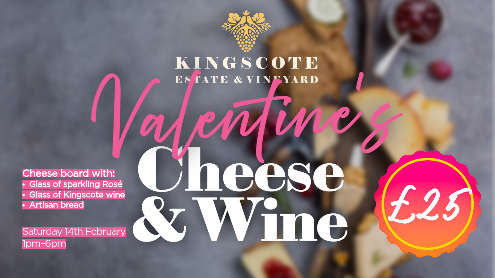 Cheese and Wine with your favourite people