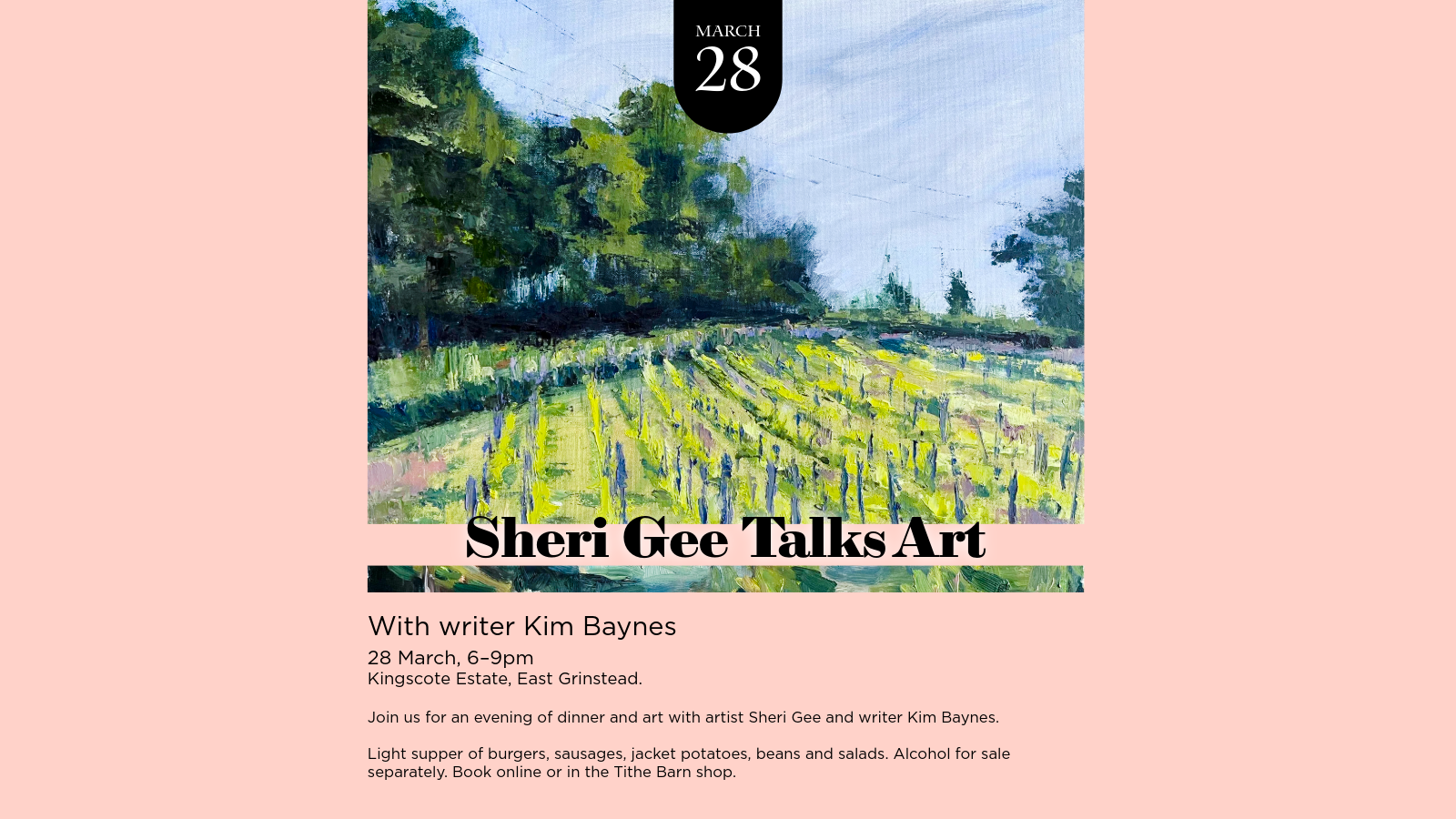 An evening of art with Sheri Gee at Kingscote Estate