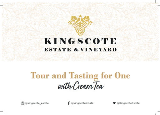Kingscote Estate & Vineyard Tour & Tasting With Cream Tea Voucher