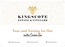 Kingscote Estate & Vineyard Tour & Tasting With Cream Tea Voucher