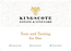 Kingscote Estate Vineyard Tour & Wine Tasting Voucher